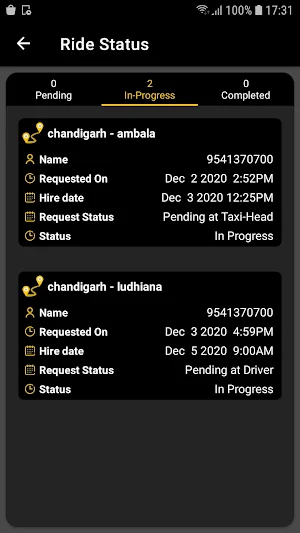 DCM Cabs Screenshot 1