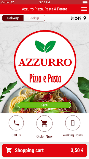 Azzurro Pizza, Pasta & Patate Screenshot 0