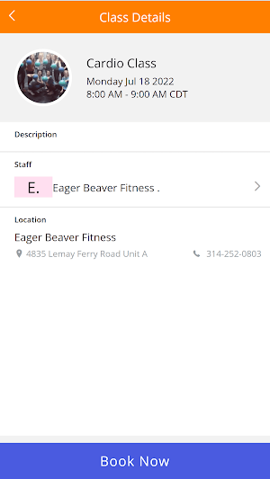 Eager Beaver Fitness Screenshot 2