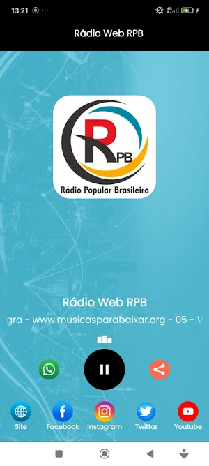 Rádio Web RPB Screenshot 2