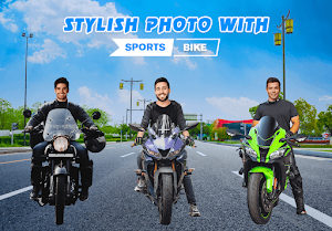 Man Sports Bike Photo Editor Screenshot 1