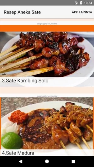 Sate Recipe Screenshot 2