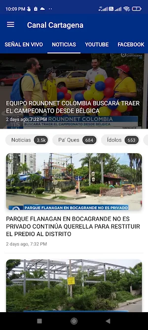 Canal Cartagena Screenshot 1