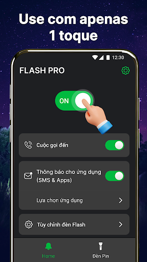Flash Alert - Call & SMS Screenshot 1