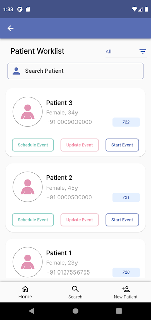 GenVCare, Connected Care App Screenshot 1
