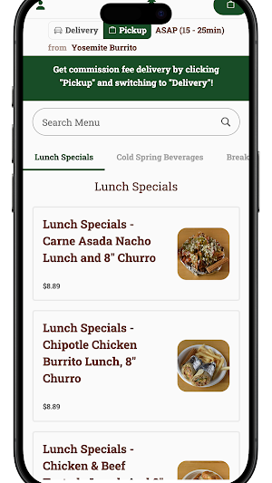 Yosemite Burrito Screenshot 1