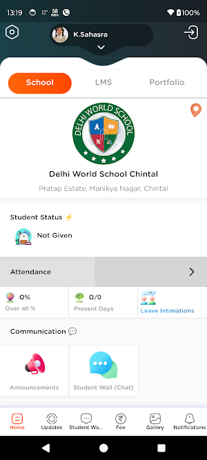 Delhi World School Screenshot 0