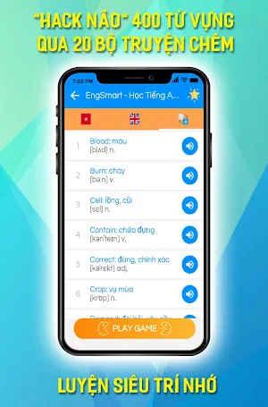 EngSmart - "Hack Não" 1500 Từ Vựng Tiếng Anh Screenshot 3