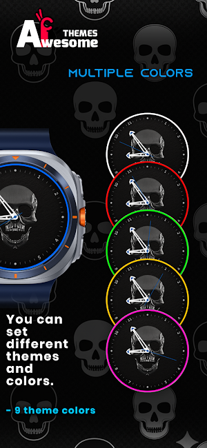 MetalSkull Analogue Watch Face Screenshot 2