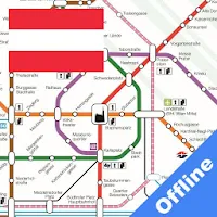 Vienna underground suburban rail - detailed maps