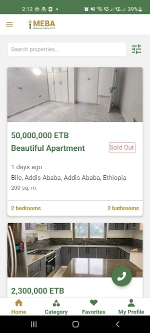 MEBA Homes Screenshot 0