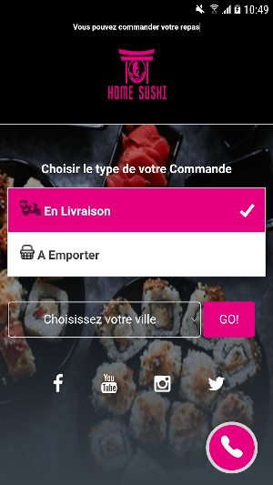 HOME SUSHI Screenshot 0