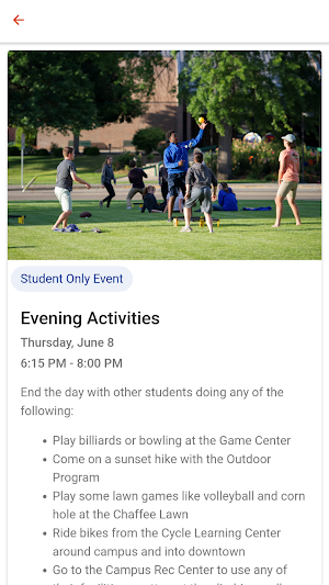 Boise State Orientation Screenshot 3