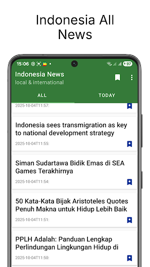 Indonesia News Screenshot 0