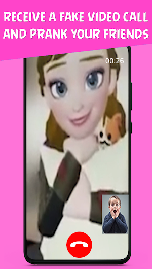 anna & elsa fake call video Screenshot 1