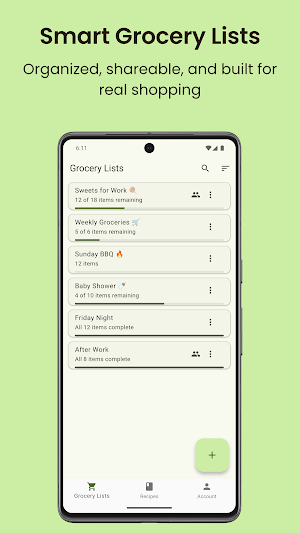 LimeList - AI Shopping List Screenshot 0