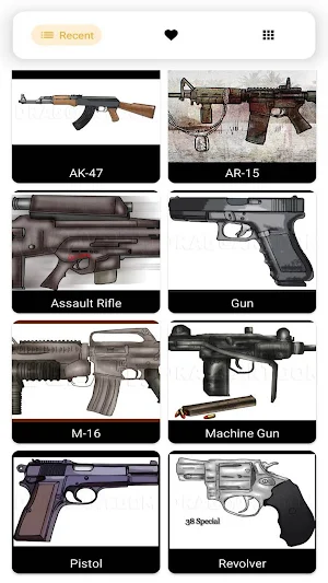 How To Draw Weapons by step Screenshot 0
