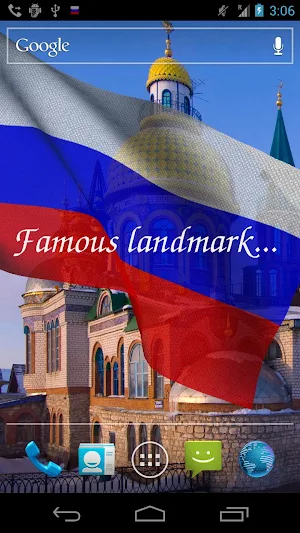 Russia Flag Live Wallpaper Screenshot 2