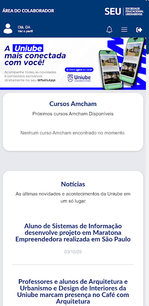Intranet Uniube On-line Screenshot 1