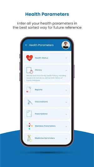 Velby:Digital Health Companion Screenshot 1