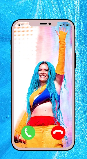 Karol G Fake Video Call Juegos Screenshot 1