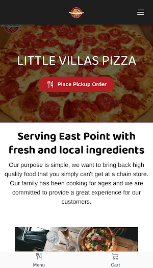Little Villas Pizza Screenshot 0