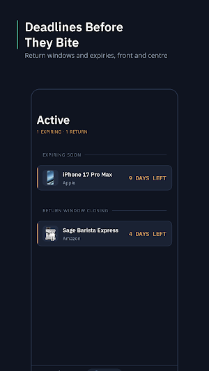 Warranty Box: Receipt Tracker Screenshot 2