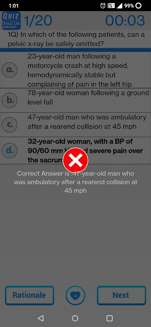 Critical Care‏ Surgery Test Screenshot 2
