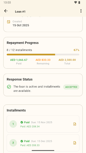 Katib: Debt Book in Gold & USD Screenshot 3