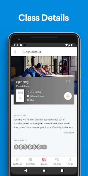 Pulse Fitness MK Screenshot 2