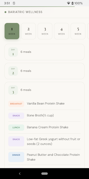 Bariatric Cookbook Plan Screenshot 3
