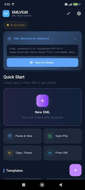 XML Viewer & Editor Screenshot 0