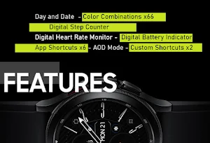 Carbon Classy Watch Face Screenshot 1