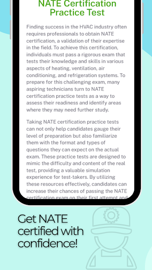 NATE Practice Test Screenshot 3