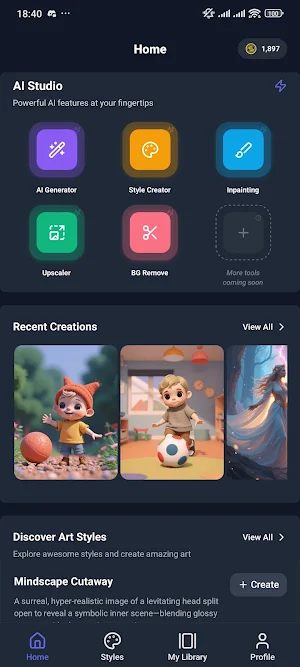 AIArt - AI Image Generator Screenshot 0