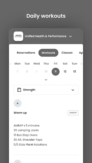 Unified Health & Performance Screenshot 3