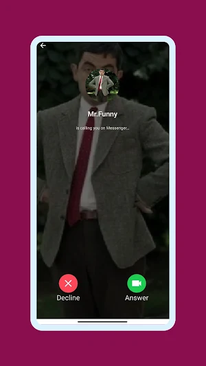 Fake Video Call - Mr.Bean Screenshot 3