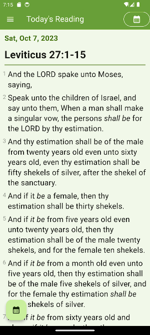 Bible In A Year Screenshot 0