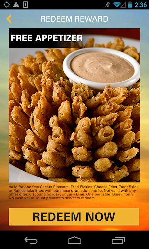 Texas Roadhouse Mobile Screenshot 2