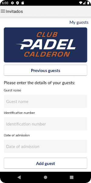 Club Padel Calderon Screenshot 3
