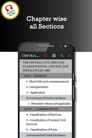 Central Civil Services (CCS CCA) Rules 1965 Screenshot 1