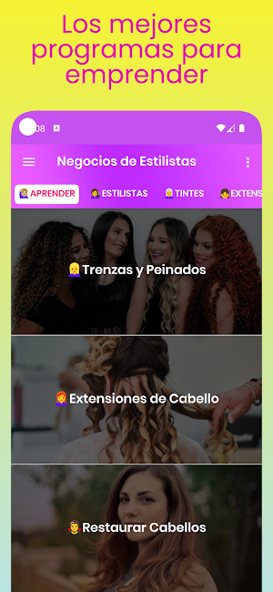 Negocios de Estilistas Screenshot 1