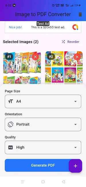 Image to PDF Screenshot 2