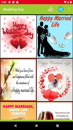 Happy Wedding Anniversary Wishes Screenshot 1