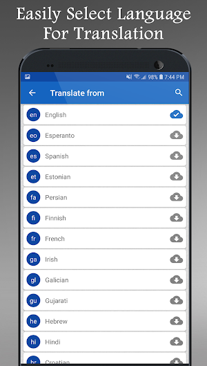 Speak and Translate offline - Languages Translator Screenshot 2