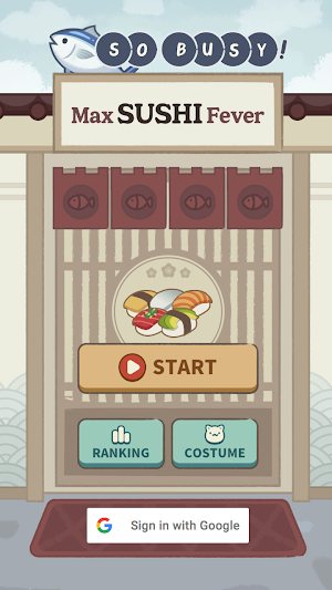 Max Sushi Fever : cute cats! Screenshot 0