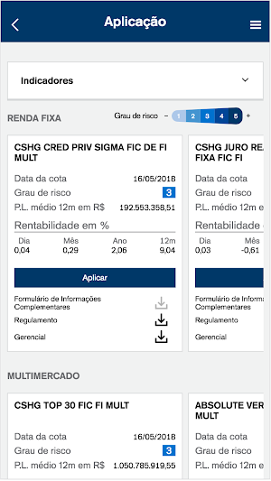 CSHG Digital Private Banking Screenshot 1