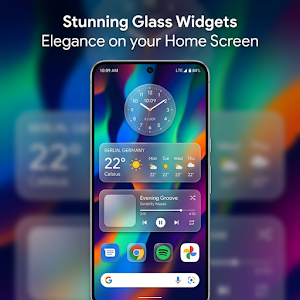 Glass Widgets & Theme Pro Screenshot 1
