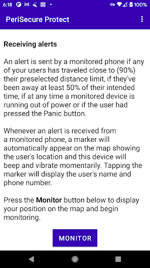 PeriSecure Protect screenshot 3