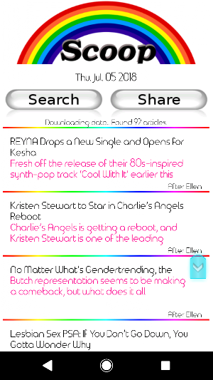 Scoop - Lesbian Gay Media (LGB Screenshot 0